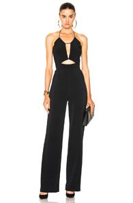 Cushnie Et Ochs Straight Leg Cut Out Jumpsuit In Black