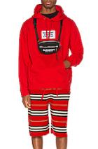 Burberry Farrows Hoodie In Red