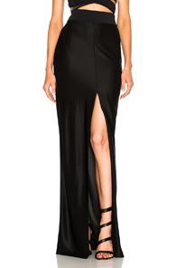 Mugler Luxury Jersey Skirt In Black