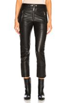 Isabel Marant Etoile Leather Aya Pant In Black