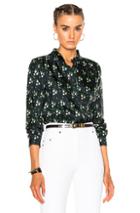 A.p.c. Ingallis Blouse In Blue,floral,green