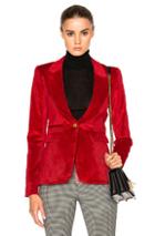 Smythe Peaked Lapel Blazer In Red