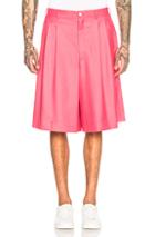Comme Des Garcons Homme Plus Shorts In Pink