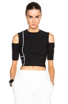 Yigal Azrouel Grid Insert Top In Black