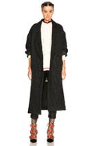 Isabel Marant Habra Alpaca Cowens Coat In Gray