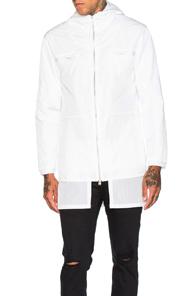 Stampd Layered Nylon Jacket In White