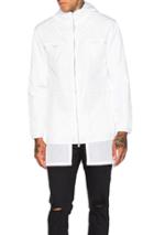 Stampd Layered Nylon Jacket In White