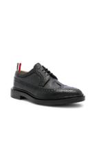 Thom Browne Rubber Sole Brogue In Black