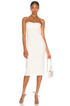 Dion Lee Sheer Solid Dress In White