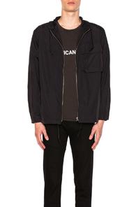 Our Legacy Cropped Lizard Parka In Blue