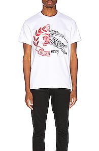 Burberry Soleford Graphic Tee In White