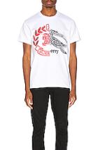Burberry Soleford Graphic Tee In White