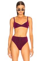 Alix Avalon Bikini Top In Purple
