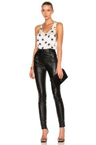 Faith Connexion Star Tank Top In Abstract,geometric,white