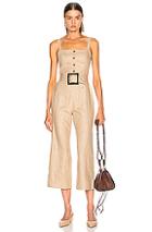 Staud Bay Jumpsuit In Neutral