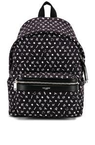 Saint Laurent Mini Zodiac Backpack In Black