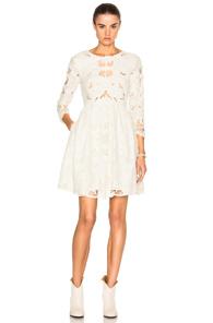 Sea Cut Out Dress In White