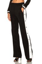 Alessandra Rich Tracksuit Pants In Black,white