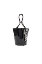 Alexander Wang Roxy Mini Bucket Patent Bag In Black