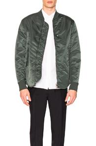 Acne Studios Mylon Bomber In Blue