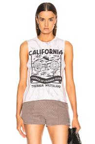 Local Authority For Fwrd Wasteland Tank Top In Ombre & Tie Dye,pink