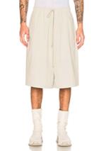 Rick Owens Megashorts In Gray,neutrals