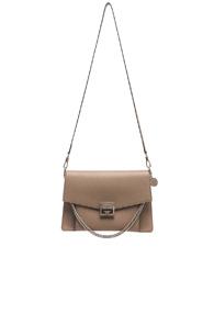 Givenchy Medium Leather Gv3 In Gray