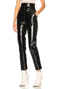 Philosophy Di Lorenzo Serafini Patent Trouser Pants In Black