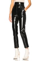 Philosophy Di Lorenzo Serafini Patent Trouser Pants In Black