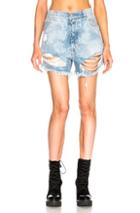 Unravel Cloudy Baggy Boy Short In Blue