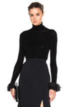 Oscar De La Renta Turtleneck Sweater In Black