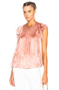 Ulla Johnson Winnie Top In Pink