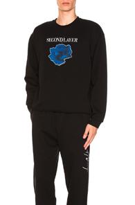 Second/layer Disconnect Tour Sweatshirt In Black
