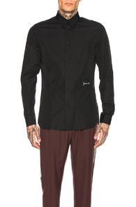 Givenchy Embroidered Shirt In Black