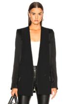 Haider Ackermann Collarless Blazer In Black