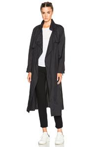 Isabel Marant Dracen Rain Coat In Black