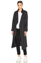 Isabel Marant Dracen Rain Coat In Black