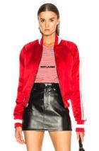 Amiri Reversible Track Jacket In Black,red