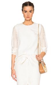 Jenni Kayne Diamond Lace Top In Neutrals,white