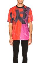 Y-3 Yohji Yamamoto Football Shirt In Pink,purple,red