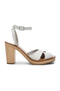K Jacques Figuier Sandal In White