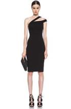 Nicholas Ponti Off The Shoulder Viscose-blend Dress In Black