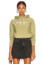Champion Hooded Sweatshirt In Green