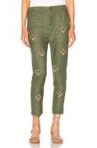 The Great Slouch Army Pant In Green