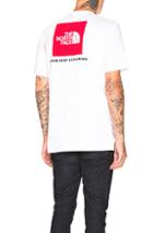 The North Face S/s Red Box Heavyweight Tee In White