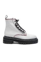 Proenza Schouler Leather Boots In White