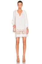 Nili Lotan Eyelet Saint Tropez Dress In White