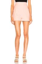 Sea Lace Up Camper Short In Pink