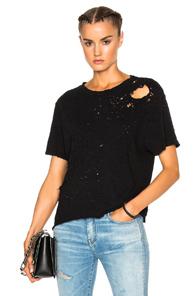 Amiri Shotgun Tee In Black