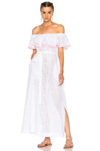 Lisa Marie Fernandez Mira Dress In White